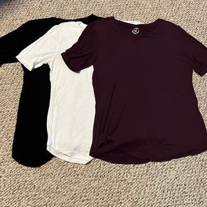 Bundle of 3 Maurices 24/7 basic tops